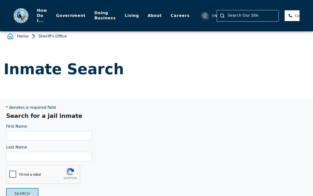 Sedgwick County residents directory inmate search